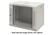 Case - Deltaco 19? wall cabinet 6U 600 × 450 glass door white - Case - Wall mount - Wit - WS64066000