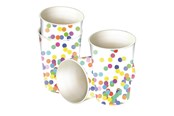 Speelgoed - Haza Witbaard Cups Confetti 8pcs. - 437155