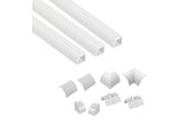 Kabelgoot, Kabelhoes & Kabelbinders - D-LINE Cable duct kit 22x22mm 3x Cable duct/Accessories 1.0m - 2222W-1MKIT