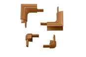 Kabelgoot, Kabelhoes & Kabelbinders - D-LINE Adapter Kit 16x8mm Oak finish - IBEBAP1608O