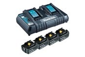 Accu & Oplader - Makita DC18RD battery charger - with battery - 4 - Li-Ion - 199485-6