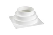 Ventilatie - Fresh Transition piece 175x175/Ø102/130/150 mm - 500063