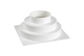 Ventilatie - Fresh Transition piece 175x175/Ø82/125/160 mm - 500065