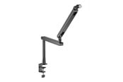 Microfoon - Deltaco GAMING Low-Profile Streaming Microphone arm with riser height extension adapter Black - GAM-173