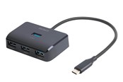 USB hub - Deltaco HUB203 USB-C USB hub - 4 - USB 3.0 - Zilver - USBC-HUB203