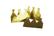 Speelgoed - Haza Witbaard Crowns Gold Metallic 6 pcs. - 410237
