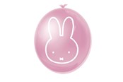 Speelgoed - Haza Witbaard Balloons Miffy Pink 6 pcs. - 436373