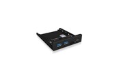 USB hub - ICY BOX IB-HUB1417-i3 USB hub - 3 - USB 3.0 - Zwart - IB-HUB1417-I3