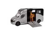 Speelgoedauto - Kids Globe Die-cast Horse Truck with Light and Sound Gray - 510211