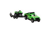 Speelgoedauto - Kids Globe Off-Road Vehicle with Trailer and Quad Light and Sound - 510220