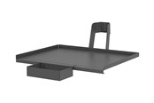 Muurbevestigingen, AV-bevestigingen & AV-meubels - Ergotron - TAA Compliant Version shelf - heavy-duty - for medical monitor - dark grey - Max 10.9 kg - recommended for - 98-417-282