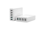 Mobiel - Adapters & Opladers - BlitzWolf Charger 6x USB Blitzwolf BW-S15 QC 3.0 60 W (white) - BW-S15 EU