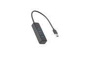 USB hub - Deltaco - hub - 4 ports USB hub - 4 - Zwart - UH-734