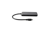 USB hub - Deltaco USBC-HUB204 interface hub USB hub - 4 - Grijs - USBC-HUB204