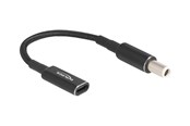 Voedingskabel (intern) - DeLOCK - power adapter - 24 pin USB-C to DC jack 7.4 x 5.0 mm - 15 cm - 60037