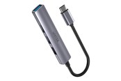 USB hub - Unitek - hub - 4-in-1 USB C - 4 ports USB hub - 4 - Grijs - 20864941595