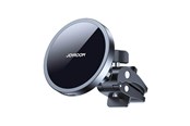 Mobiel - Adapters & Opladers - Joyroom Car Grille Holder JR-ZS240 with Qi Inductive Charger (Black) - JR-ZS240 Air Vent