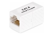 Netwerk - kabel - StarTech.com RJ45 Coupler Inline Cat6 Coupler Female to Female (F/F) T568 Connector Unshielded Ethernet Cable Extension (IN-CAT6-COUPLER-U1) - network coupler - white - Wit - IN-CAT6-COUPLER-U1