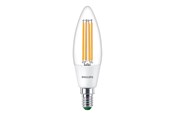 Armaturen & Lampen - Philips LED spot Candle 2.3W/830 (40W) Clear E14 - 929003480801