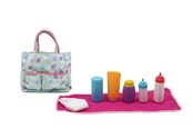 Pop, teddybeer en materiaal - Happy Friend Changing Bag - 504397