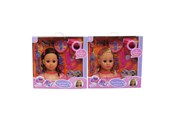 Creatief spelen - Nora Make-Up Dollhead - assorted - 804012
