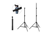 Statief accessoires - Puluz Photo studio background support 2x2m + Backdrops 3 pcs PKT5204 - PKT5205