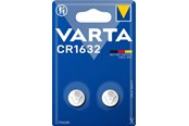 Batterij - VARTA CR1632 Lithium Coin 2 Pack (B) - 6632101402