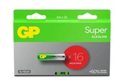 Batterij - GP Battery Super Alkaline AA/LR6 16-pack - GPPCA15AS636
