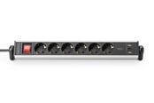 Voedingskabel (extern) - DIGITUS 6-Port Power Strip (with 3x USB Ports) - DA-70624