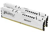 RAM - Kingston FURY Beast DDR5-6400 - 64GB - CL32 - Dual Channel (2 pcs) - AMD EXPO & Intel XMP - Wit - KF564C32BWEK2-64