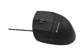 Muis - Contour Unimouse - mouse - USB-C - black - Left-handed - Muis - Optisch - 7 knoppen - Zwart - CDUMBK21002