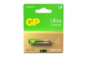 Batterij - GP Battery Ultra Alkaline AAA/LR03 4-pack - 151432