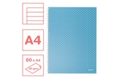 Schrijfblokken, formulieren en notitieboekjes - Esselte  Colour'Breeze A4 Notebook lined wirebound Blue - 628481