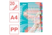Archivering & Opslag - Esselte Colour'Breeze A4 Tabbladen, 20 Tabs, PP - 628502