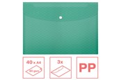 Archivering & Opslag - Esselte Colour'Breeze A4 Documentenvelop PP, Pak van 3 stuks Groen - 628488