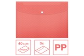 Archivering & Opslag - Esselte Colour'Breeze A4 Documentenvelop PP, Pak van 3 stuks Koraal - 628489
