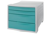 Archivering & Opslag - Esselte Colour'Breeze ladenblok, 4 laden Blauw - 626284
