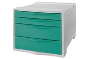 Archivering & Opslag - Esselte Colour'Breeze ladenblok, 4 laden Groen - 626285
