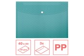 Archivering & Opslag - Esselte Colour'Breeze A4 Documentenvelop PP, Pak van 3 stuks Blauw - 628487