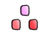 Fotofilters - TELESIN Lens waterproof filter set Telesin for GoPro Hero 9 / Hero 10 / Hero 11 / Hero 12 (GP-FLT-904) - GP-FLT-904