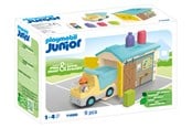 Playmobil - Playmobil 1.2.3 - Junior Werkman met sorteer-garage - 71686