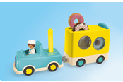 Playmobil - Playmobil 1.2.3 - Junior gekke donuttruck met stapel- en sorteerfunctie - 71702