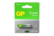 Batterij - GP Battery Super Alkaline AAA/LR03 4-pack - 151428