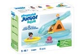 Playmobil - Playmobil 1.2.3 - Junior Aqua Zwemeiland met waterglijbaan - 71687