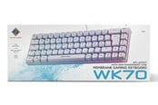 Toetsenbord - Deltaco GAMING DK240 Mini RGB Membrane Keyboard - Gaming toetsenbord - Wit - GAM-158-W