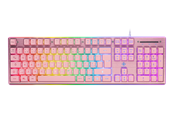 Toetsenbord - Deltaco GAMING Full Size - Gaming toetsenbord - Noords - Roze - GAM-021-RGB-P