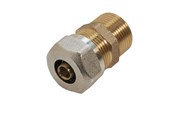 PEX-systemen - Roth connector 16 mm x 3/4" male red - 17046211.195