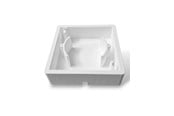 Smart Home - Light Solutions Shelly - Wall Display Wall Holder - White - 5714255009729