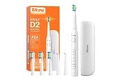 Elektrische tandenborstel - Bitvae Elektrische tandenborstel Sonic toothbrush with tips set and travel case D2 (white) - D2 White