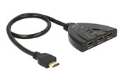 Screen- en audioswitch - DeLOCK HDMI UHD Switch 3 x HDMI in > 1 x HDMI out 4K - 18600
